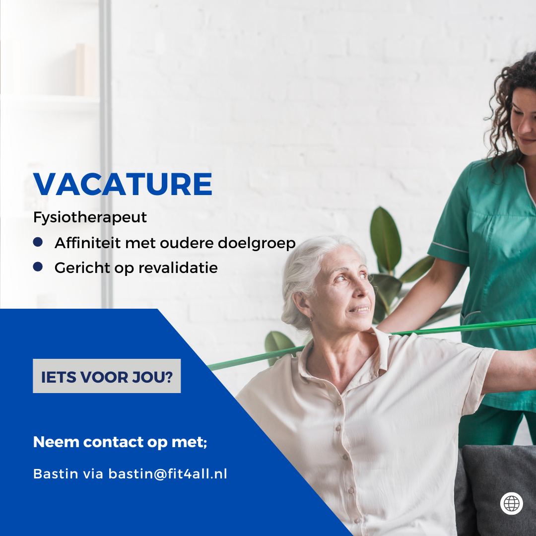 Vacature: Fysiotherapeut