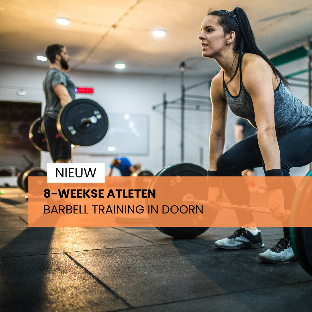 Atleten Barbell Training