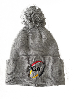 Bobble hat with PGA l...