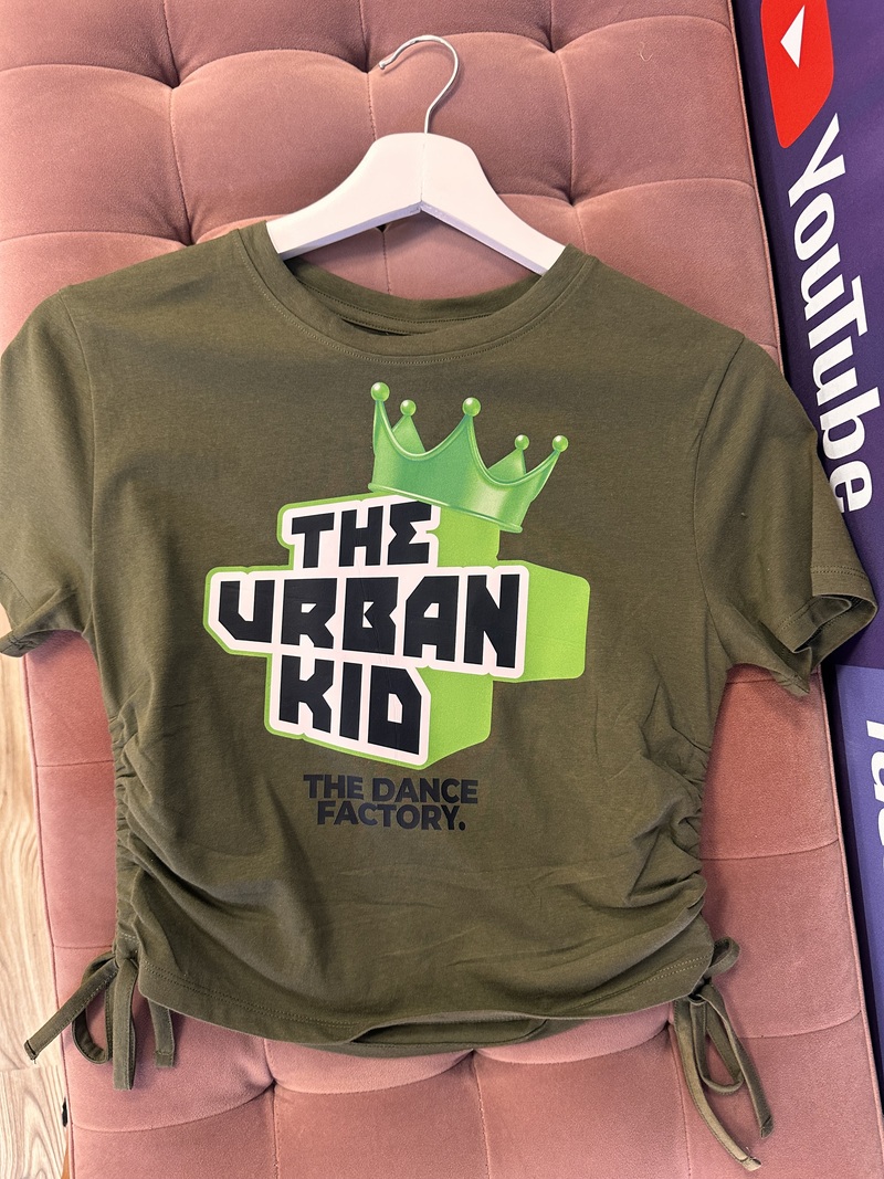 Urban kid crop top / roze / blauw / groen 